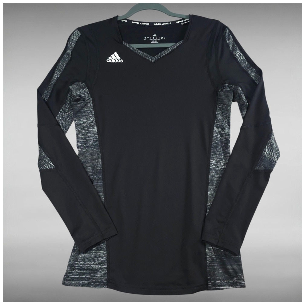 Adidas Climalite Quickset Volleyball Jersey Long Sleeve Athletic Top Womens S
